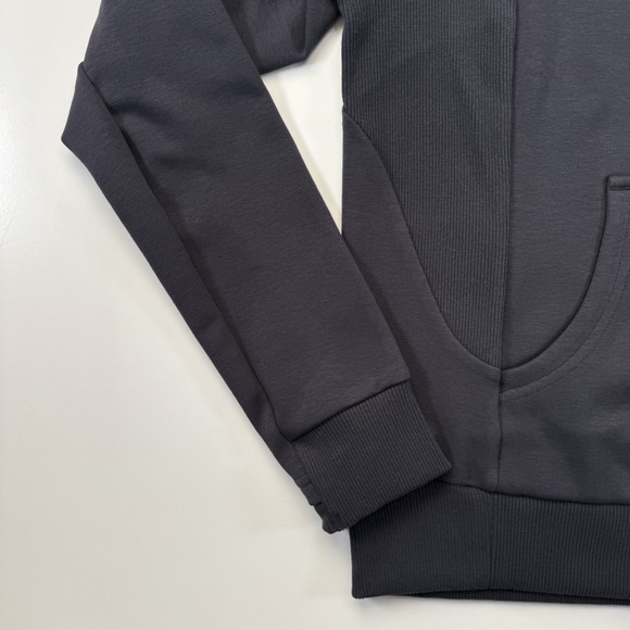 KUHL‎ Karisma Pullover Hoody Sweatshirt Stretch Ribbed Panels Womens Small Black - Picture 4 of 15